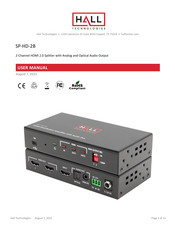 Hall Technologies SP-HD-2B User Manual