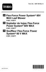 Toro Flex-Force Power System 51827T Operator's Manual