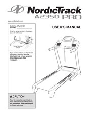 ICON Health & Fitness NTL12310.1 User Manual