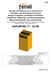 Ferroli NATURFIRE 17 HR Instructions For Installation, Use And Maintenance Manual