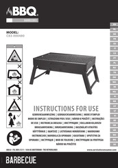 BBQ C83-000480 Instructions For Use Manual