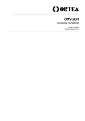 ORTEA NEXT OXYGEN User Manual
