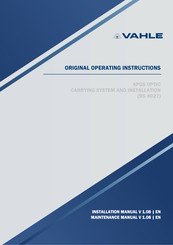 Vahle APOS OPTIC Original Operating Instructions