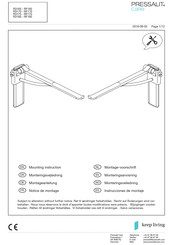 Pressalit Care R3170 Mounting Instruction