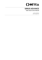 ORTEA NEXT SIRIUS ADVANCE User Handbook Manual