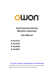 Owon AG1012F User Manual