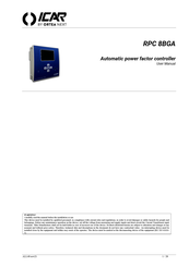 ORTEA NEXT ICAR RPC 8BGA User Manual