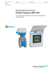 Endress+Hauser Proline Teqwave MW 500 Operating Instructions Manual