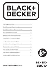 Black & Decker BEH710K Original Instructions Manual