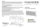 Safavieh Furniture Axelle DRS9601B-2BX Manual