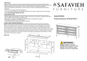 Safavieh Furniture DRS9602 Manual