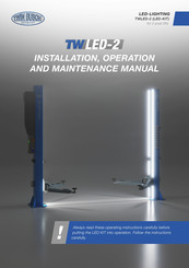 twin busch TW LED-2 Installation, Operation And Maintenance Manual