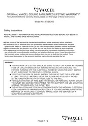 Vaxcel FN56305 Manual