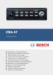 Bosch 7 620 210 014 Operating And Installation Instructions