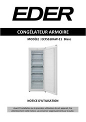EDER ECFS160AW-11 Instructions For Use Manual