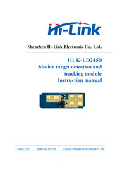 Hi-Link HLK-LD2450 Instruction Manual