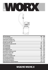 Worx W829E.X Series Original Instructions Manual