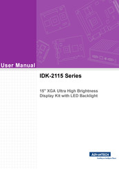 Advantech IDK-2115 Series User Manual