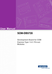 Advantech SOM-DB5720 User Manual