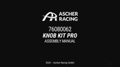 ASCHER RACING 76080062 Assembly Manual