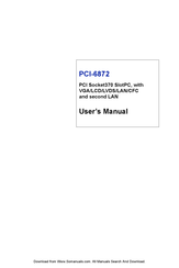 Advantech PCI-6872 User Manual