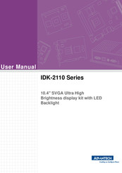 Advantech IDK-2110R XGA Series User Manual