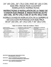 KitchenAid KCIG556JBL Installation Instructions Manual