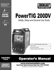 Everlast PowerTIG 200DV Operator's Manual