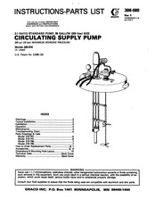 Graco 225-816 Instructions-Parts List Manual