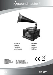 Soundmaster NR917 Manual