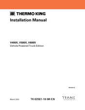 Trane Technologies THERMO KING V400X Installation Manual