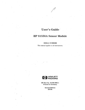 Hp 81536A User Manual