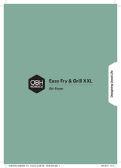 OBH Nordica Easy Fry & Grill XXL Instructions For Use Manual