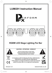Perform FX LUMI291 Instruction Manual