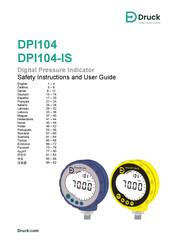 Baker Hughes Druck DPI104 Safety Instructions And User Manual