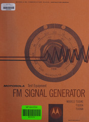 Motorola 110340 Manual