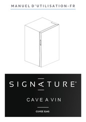 Signature CUVEE S24G Instructions For Use Manual
