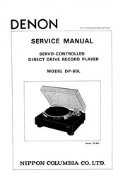 Denon DP-60L Service Manual