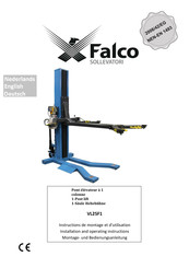 Falco VL25F1 Installation And Operating Instructions Manual