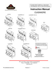 J. A. Roby CUISINIÈRE 3.0 Instruction Manual