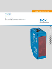 SICK GTE20 Operating Instructions Manual