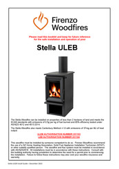 Firenzo Woodfires Stella ULEB Manual