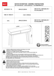 BUT CLEO Assembly Instructions Manual
