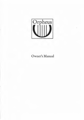 ORPHEUS Nexus 2 Owner's Manual