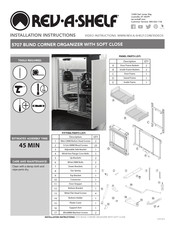 Rev-A-Shelf 5707 Installation Instructions Manual