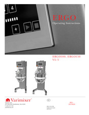 Varimixer ERGO150 Operating Instructions Manual