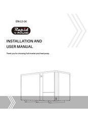 Fairland IPHC150T Installation And User Manual