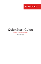 Fortinet FAZ-3510G Quick Start Manual