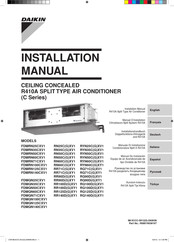 Daikin FDMRN71CXV1 Installation Manual