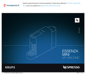 Krups Nespresso Essenza Mini XN11 Instruction Manual